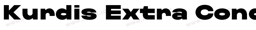 Kurdis Extra Condens字体转换